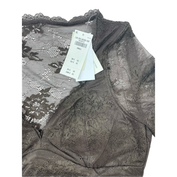 Abercrombie & Fitch Bra Free Collection Delicate Women’s Long Sleeve Size S NWT - Picture 3 of 4